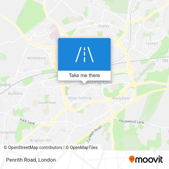 Penrith Road map