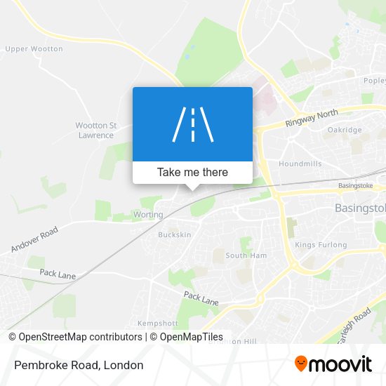 Pembroke Road map
