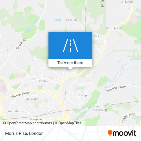 Morris Rise map