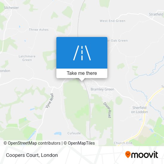 Coopers Court map