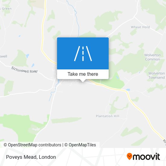 Poveys Mead map