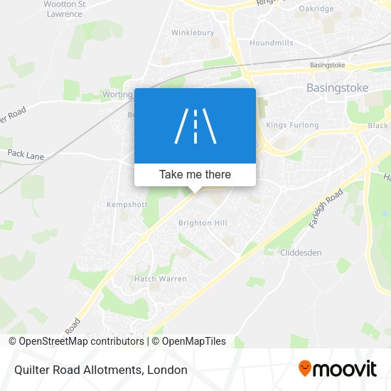Quilter Road Allotments map