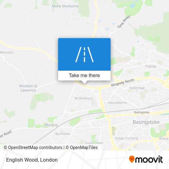 English Wood map