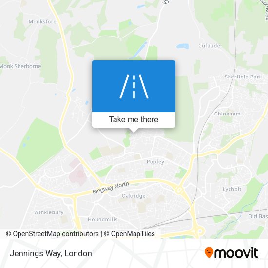 Jennings Way map