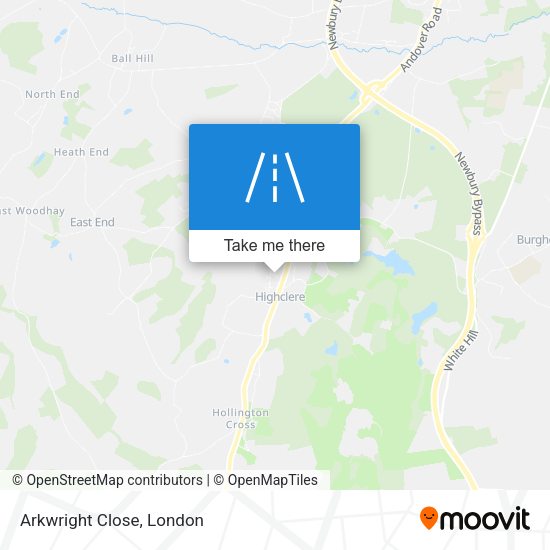 Arkwright Close map