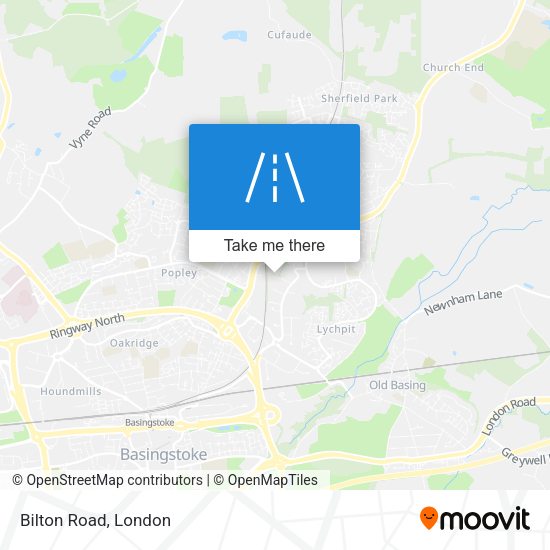 Bilton Road map