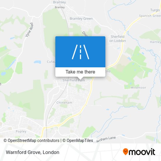Warnford Grove map