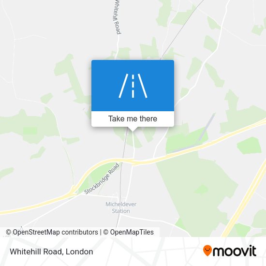 Whitehill Road map