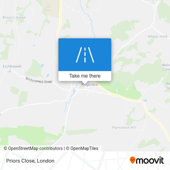 Priors Close map