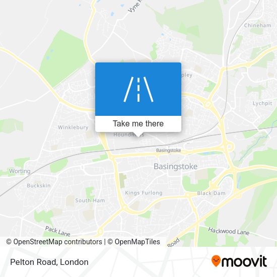 Pelton Road map