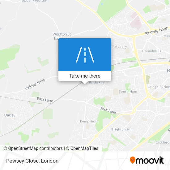 Pewsey Close map