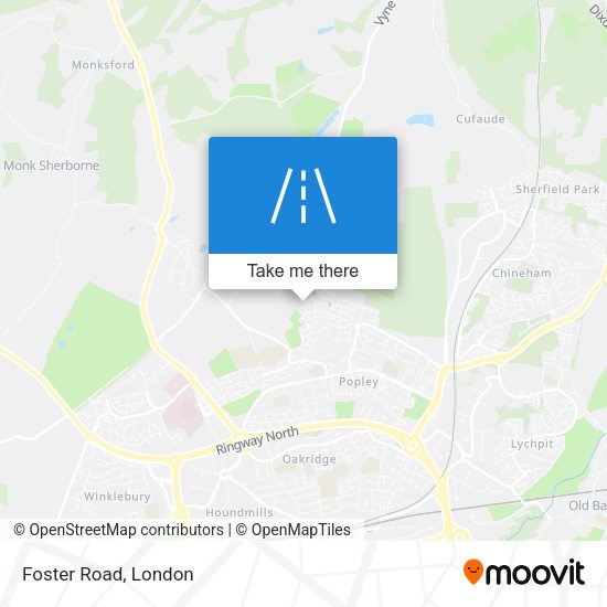 Foster Road map