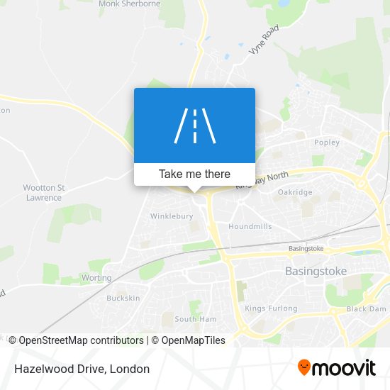 Hazelwood Drive map