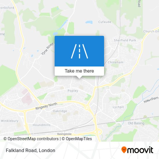 Falkland Road map