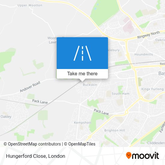Hungerford Close map