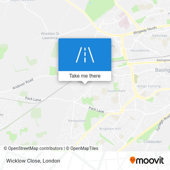 Wicklow Close map