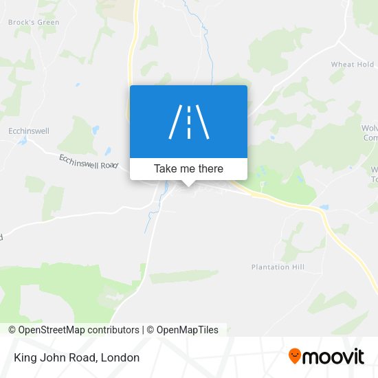 King John Road map