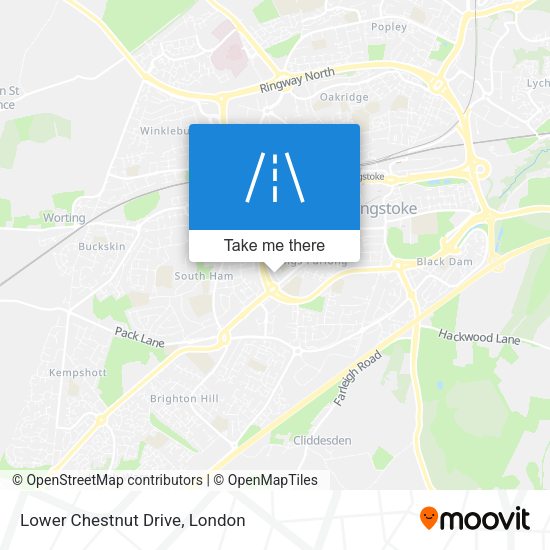 Lower Chestnut Drive map