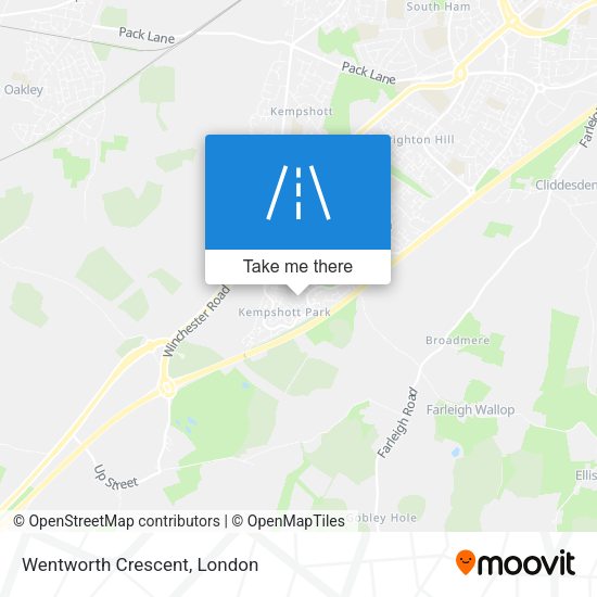 Wentworth Crescent map