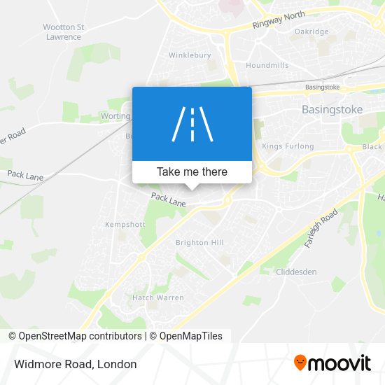 Widmore Road map