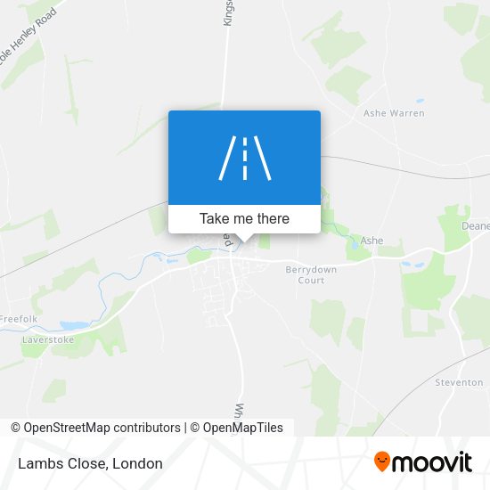 Lambs Close map