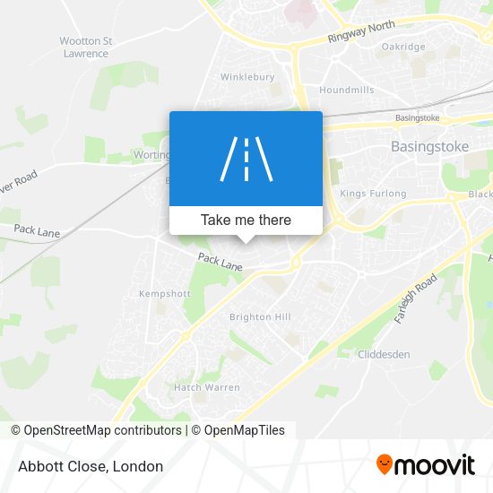 Abbott Close map