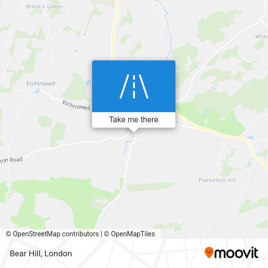 Bear Hill map