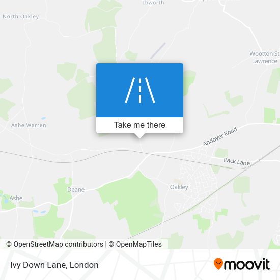 Ivy Down Lane map