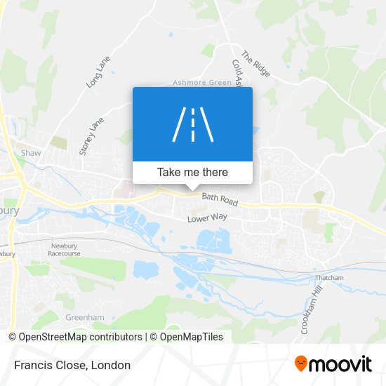 Francis Close map