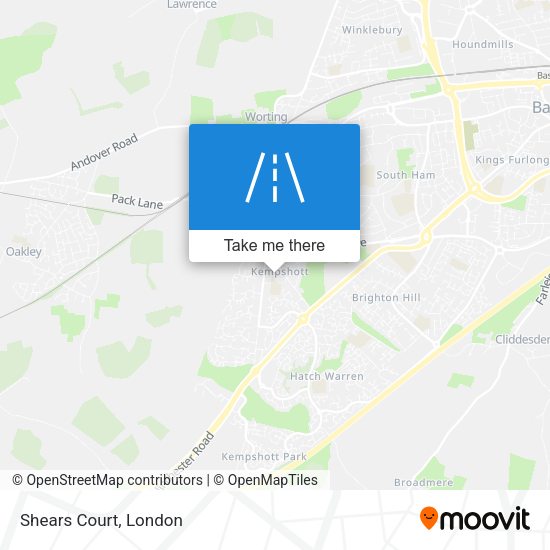 Shears Court map