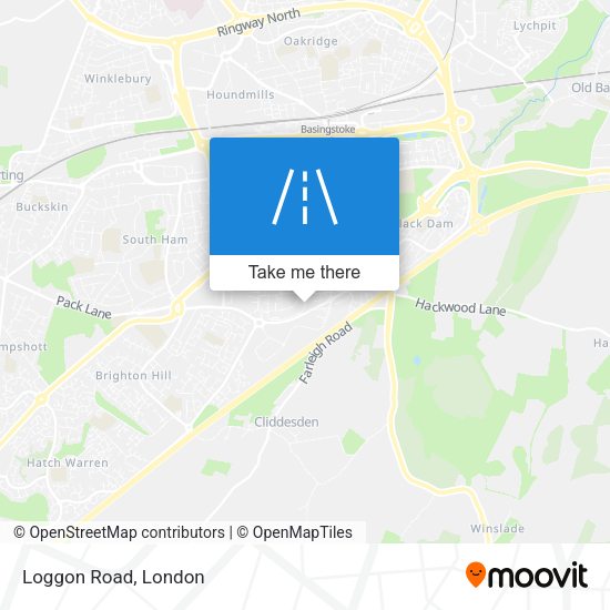 Loggon Road map