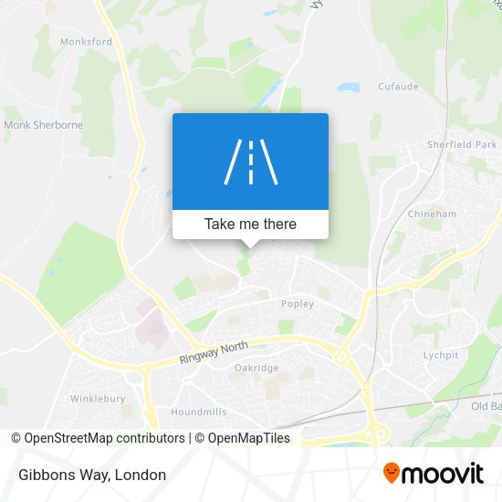Gibbons Way map