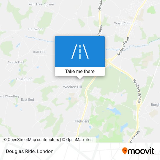 Douglas Ride map
