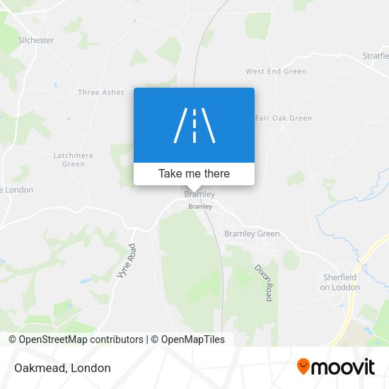 Oakmead map