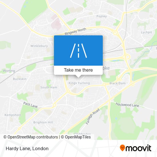 Hardy Lane map