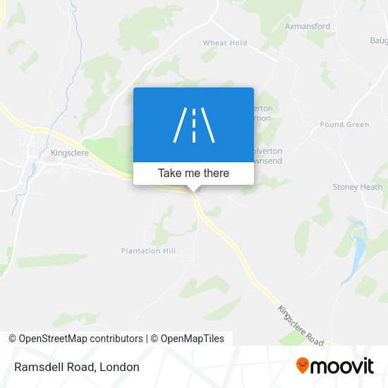 Ramsdell Road map