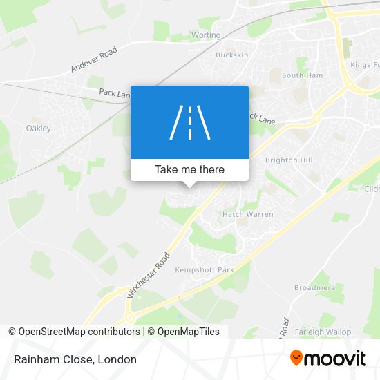 Rainham Close map