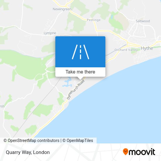 Quarry Way map