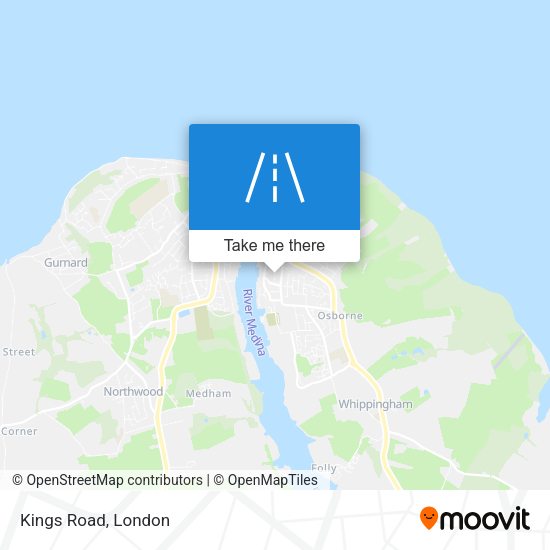 Kings Road map
