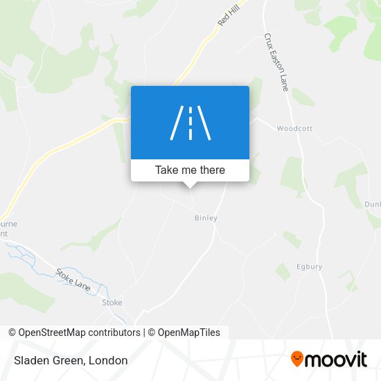 Sladen Green map
