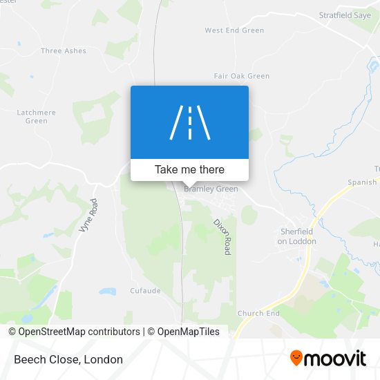 Beech Close map