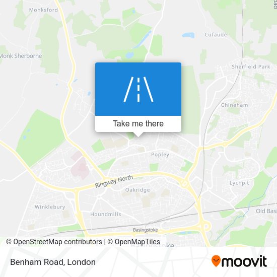Benham Road map