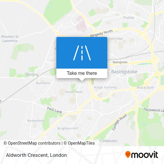 Aldworth Crescent map