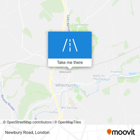Newbury Road map