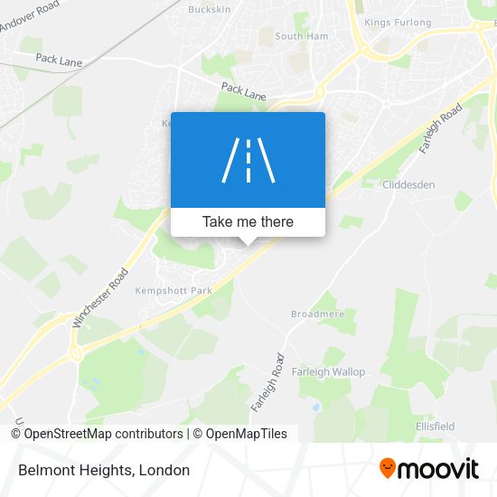 Belmont Heights map