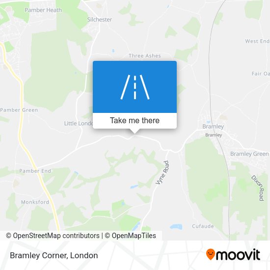 Bramley Corner map