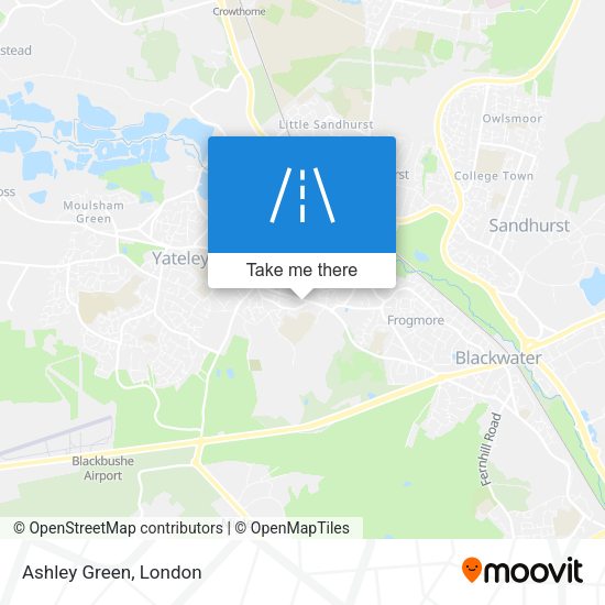 Ashley Green map