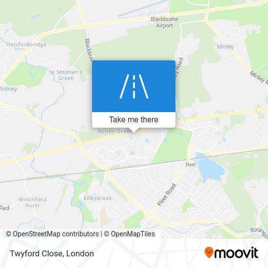 Twyford Close map
