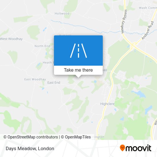 Days Meadow map