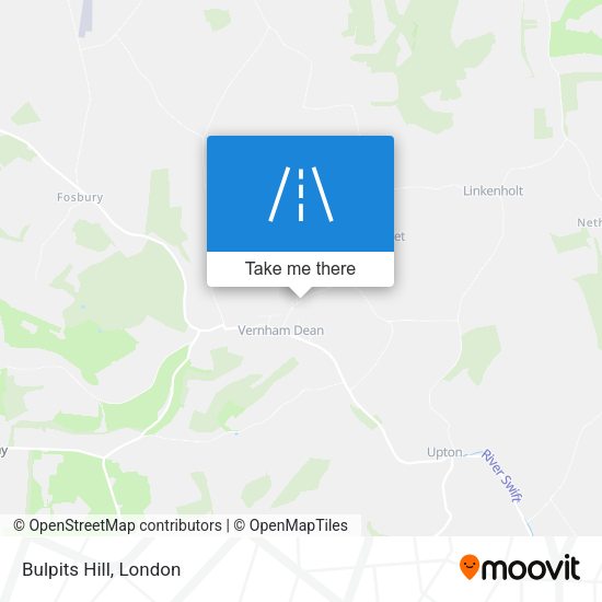 Bulpits Hill map